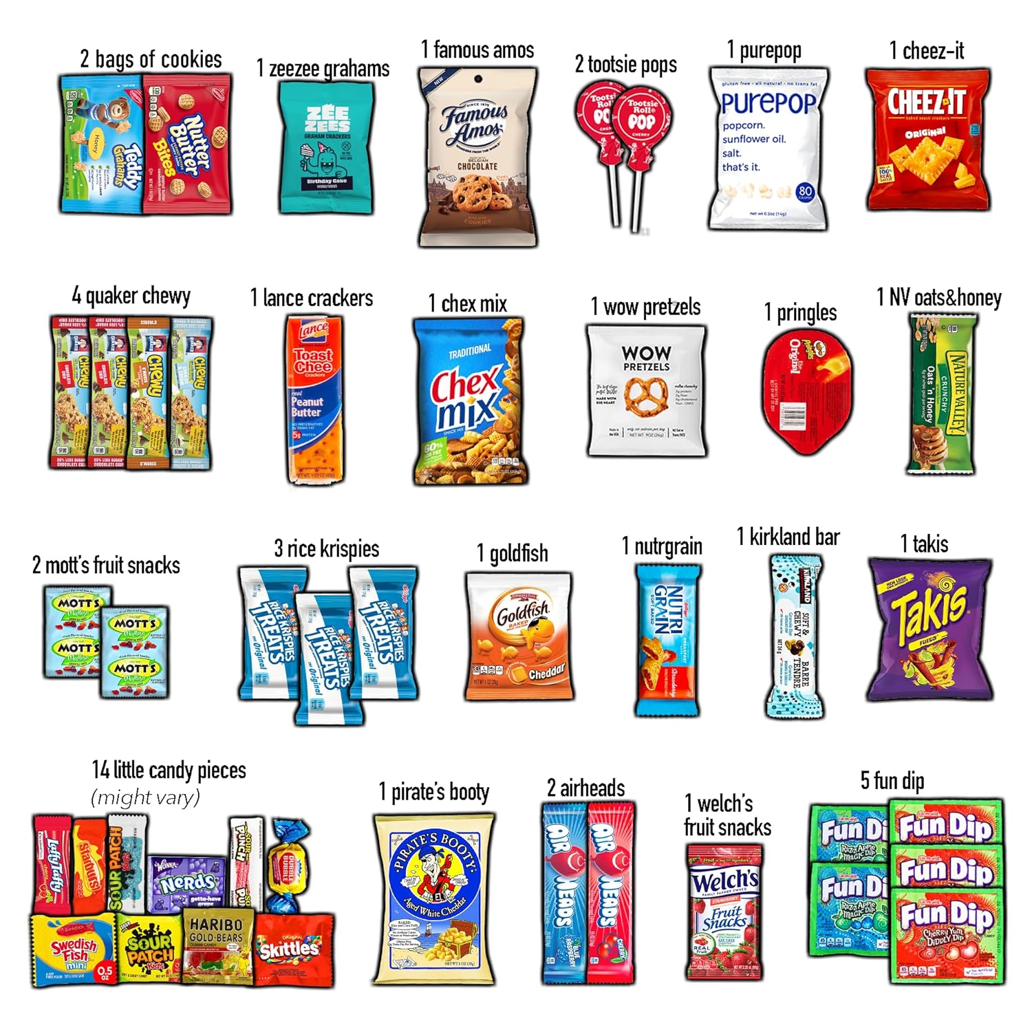 CRAVEBOX Snacks Box Variety Pack Care Package (45 Count) Easter Treats Gift Basket Adults Kids Grandkids Guys Girls Women Men Boyfriend Birthday Cookies Chips College Student Office School - Image 3