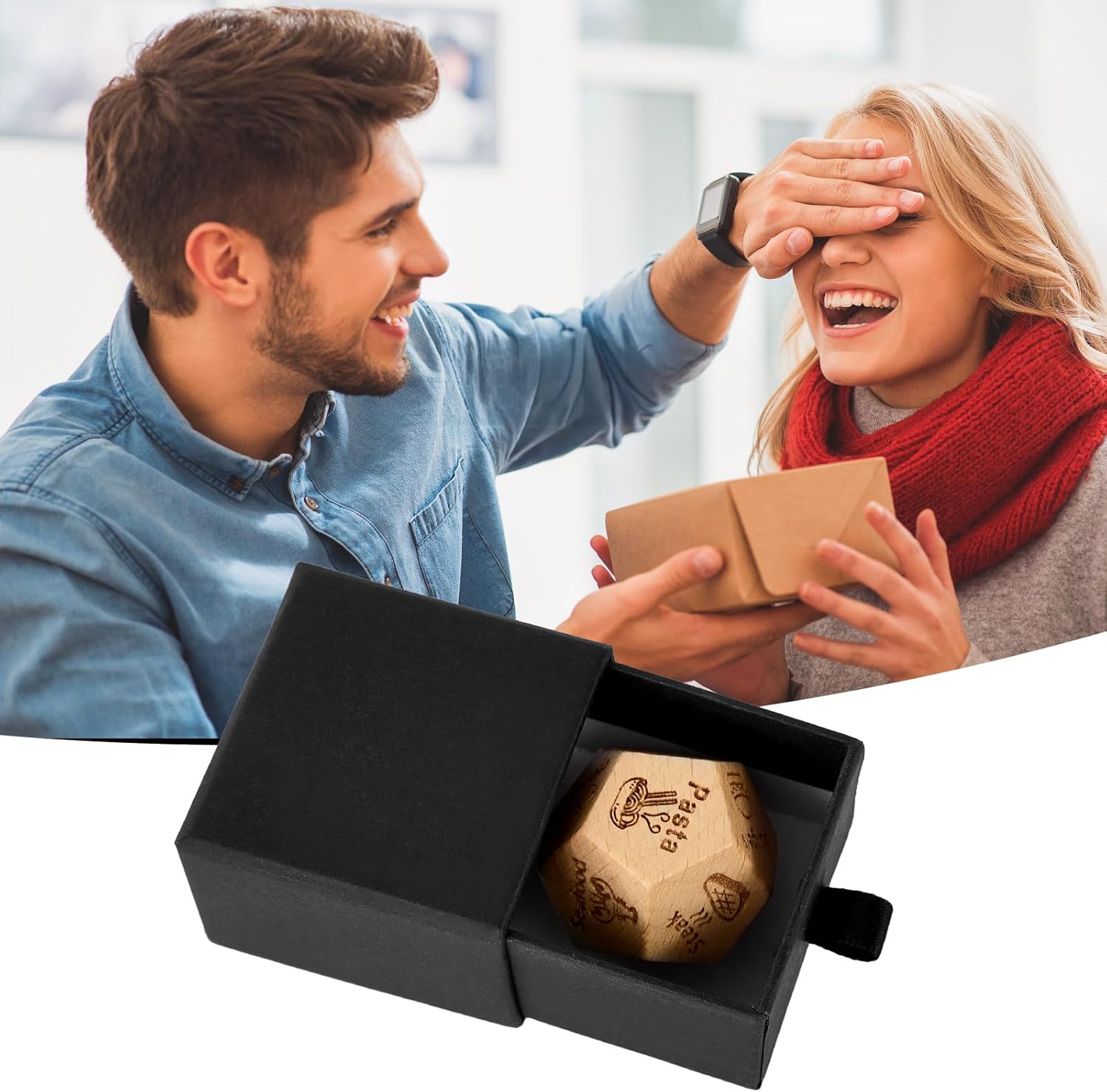 Fathers Day Dad Gifts for Dad from Daughter Son Wife, Easter Basket Stuffers for Adults Men Teens, Anniversary Birthday Gifts for Men Women, Date Night Food Dice - Image 3