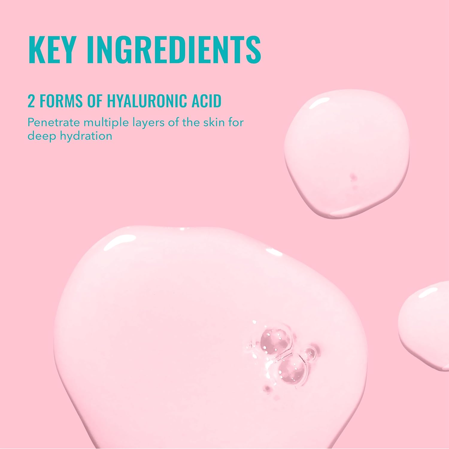 Good Molecules Hyaluronic Acid Serum - 1% Hyaluronic Acid Non-Greasy Ultra hydrating Serum Facial Moisturizer for Plumper Skin, Skin Care for Face - Image 3