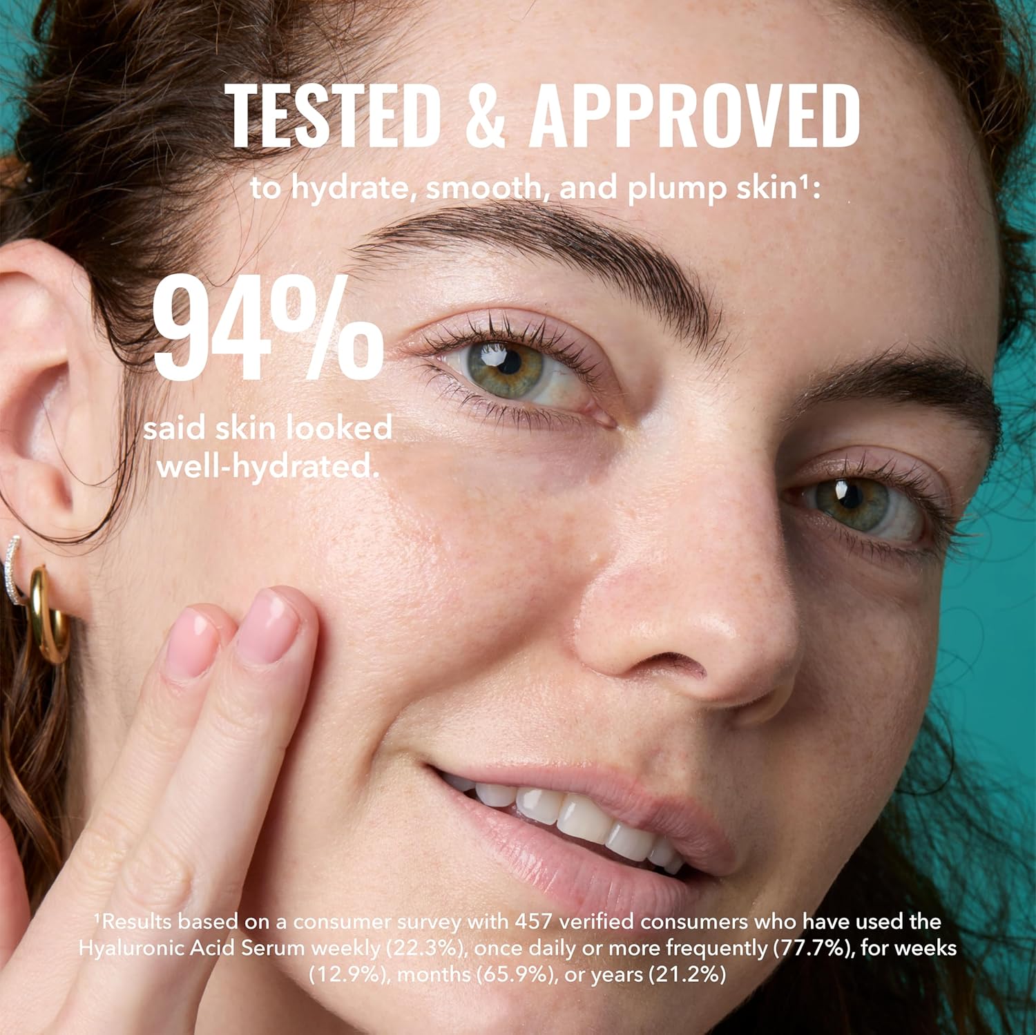 Good Molecules Hyaluronic Acid Serum - 1% Hyaluronic Acid Non-Greasy Ultra hydrating Serum Facial Moisturizer for Plumper Skin, Skin Care for Face - Image 4