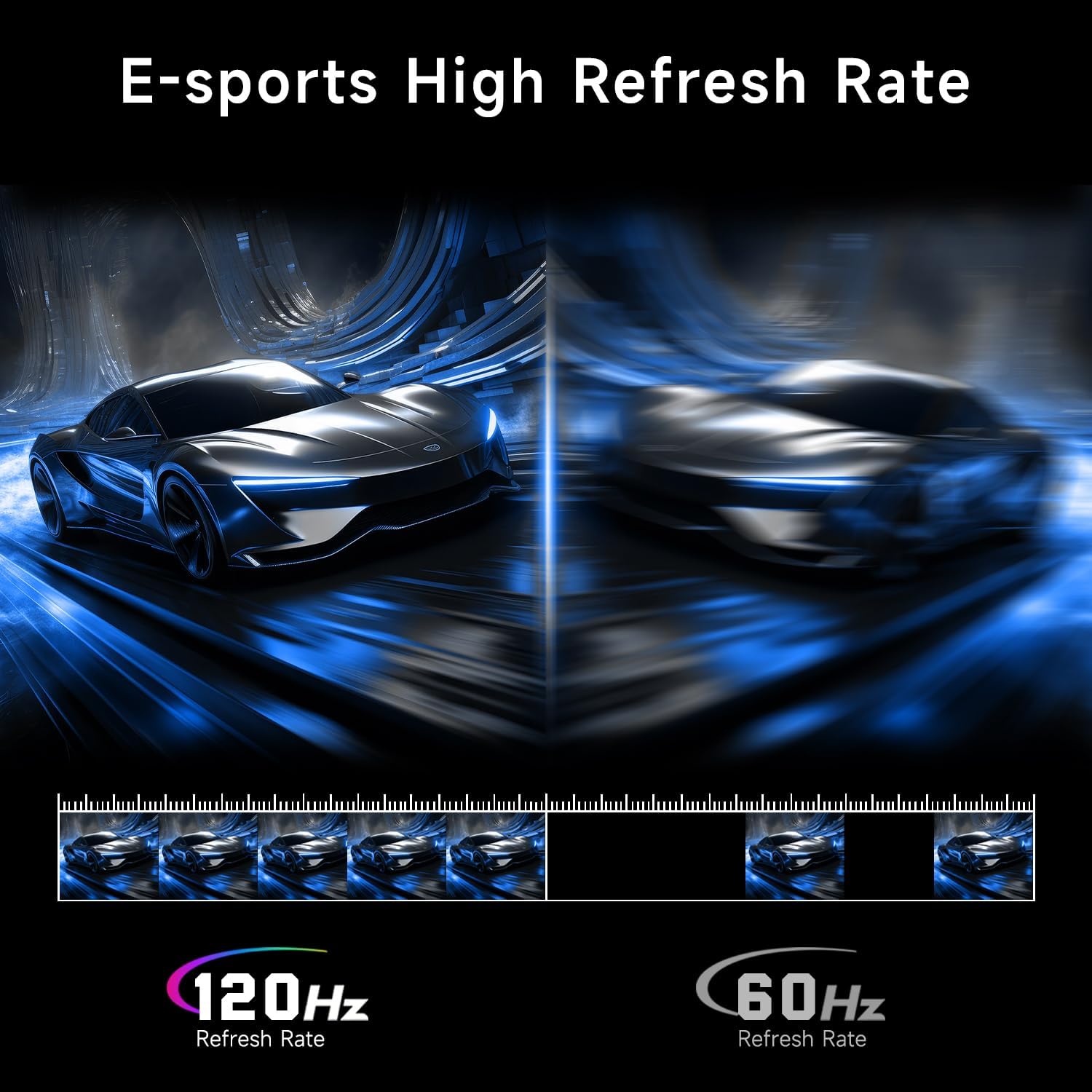 ArcticPro 27 inch Monitor 120Hz, FHD 1080p, Computer Monitor, IPS, 99% sRGB, 1ms Response Time, 3-Sided Frameless, Ultra Slim, VESA Mountable, Anti-Blue Light Design, HDMI & VGA Ports - Image 2
