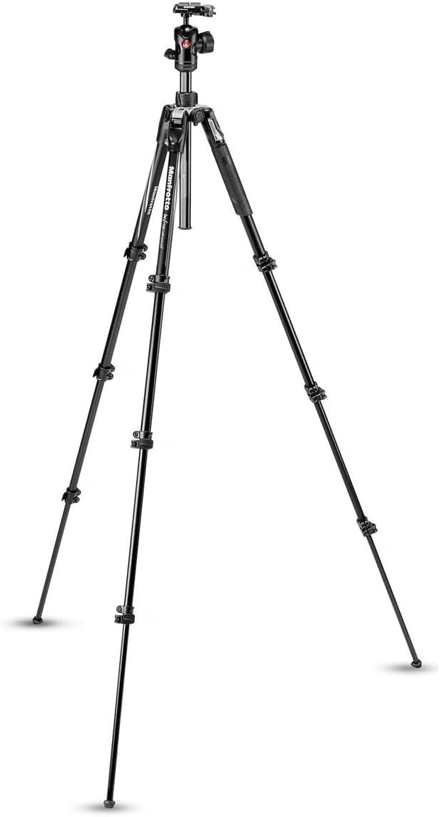 Manfrotto Befree Advanced Camera Tripod with Lever Closure, Portable and Compact Travel Tripod Kit with Ball Head, Aluminum Tripod for DSLR Reflex and Mirrorless Cameras, Camera Accessories - Image 4