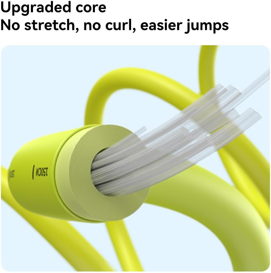 Kids Jump Rope for Children-Adjustable Speed Skipping Rope with Dual Bearings, Segmented Anti-Tangle Cord, Silicone Handles, Indoor Outdoor Fitness Toy for Boys & Girls - Image 8