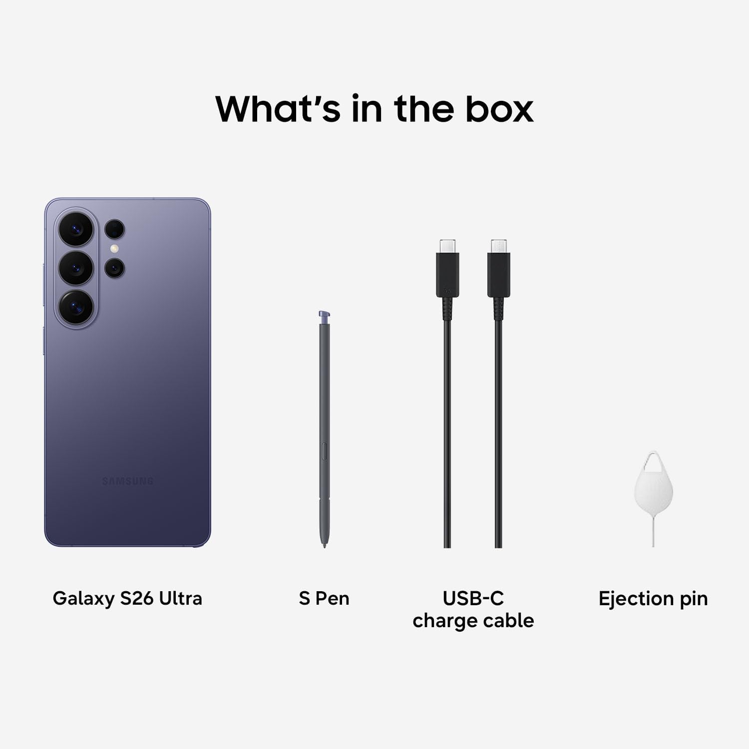 Samsung Galaxy S26 Ultra, Unlocked Android Smartphone + $200 Gift Card, 512GB, Privacy Display, Galaxy AI, AI Camera, Super Fast Charging 3.0, Durable Battery, 2026, US 1 Year Warranty, Cobalt Violet - Image 11