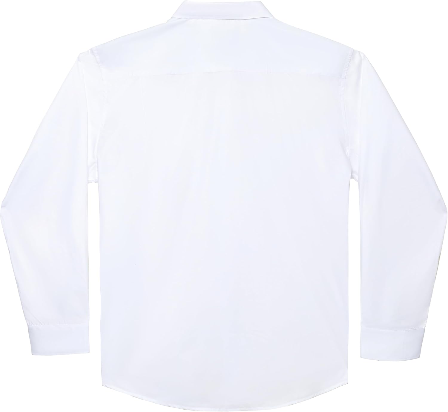 Double Pump Big and Tall Dress Shirts for Men Long Sleeve Business Casual Solid Button Down Shirts from XXL(T) to 6XL(T) - Image 2
