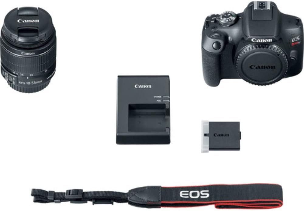 Canon EOS Rebel T7 DSLR Camera with 18-55mm Lens Bundled with 64GB Memory Card + Camera Bag + 58mm UV Filter + Microfiber Cleaning Cloth (5 Items) - Image 6