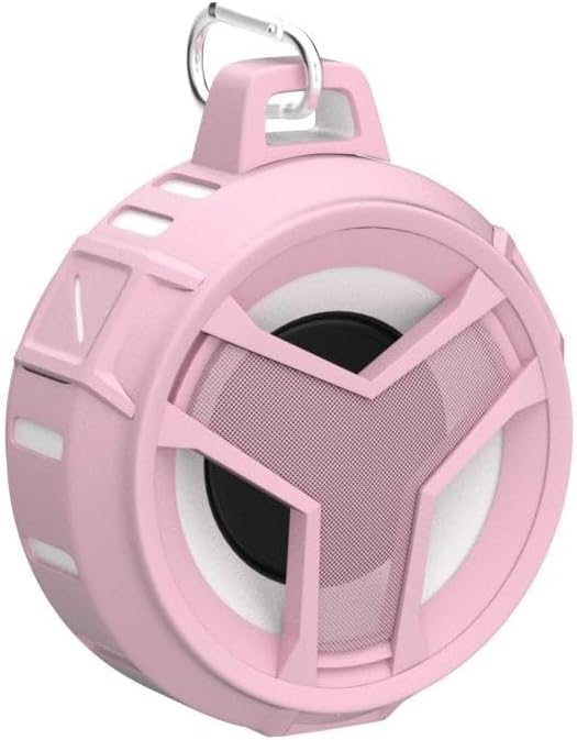 EBODA Bluetooth Shower Speaker, IP67 Waterproof Portable Wireless Small Speakers, Floating, 24H Playtime for Home, Beach, Pool, Kayak, Hiking, Boat Accessories, Gifts for Women, Girls - Pink - Image 4