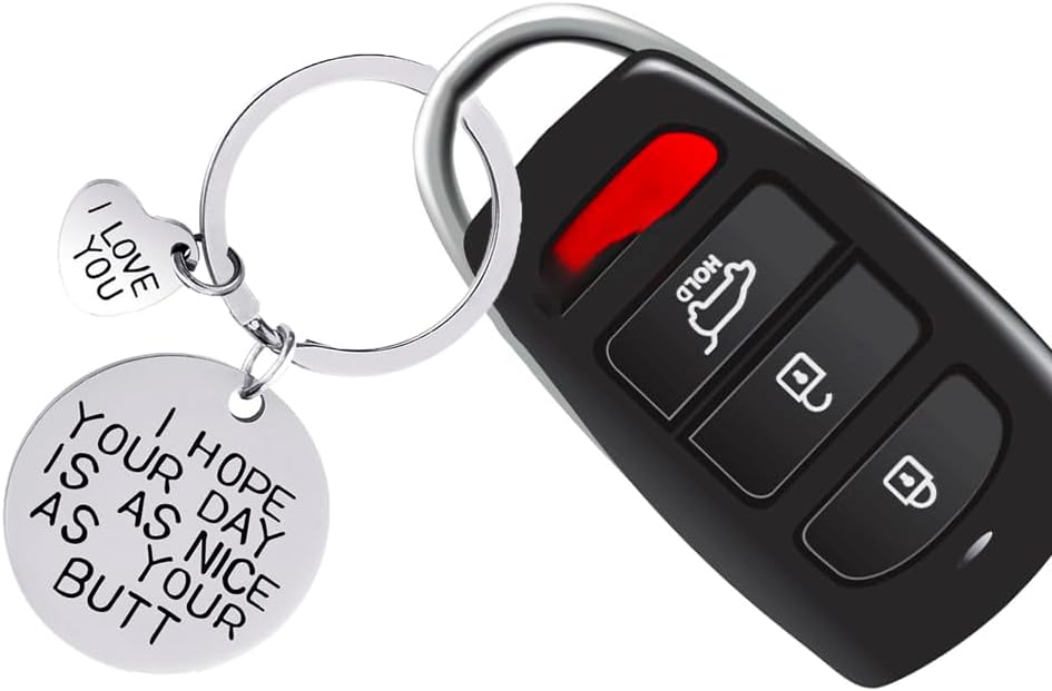 Gifts for Women Christmas Stocking Stuffers - I Hope Your Day Keychain - Perfect Valentines Day Gifts for Her, Girlfriend, Husband, Wife I Love You Romantic Presents Gift Ideas - Image 6