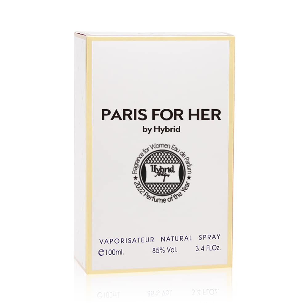 Hybrid & Company Paris for Her Fragrance for Natural Spray Sweet Scent Women Eau De Parfum 3.4 Fl Oz - Image 6