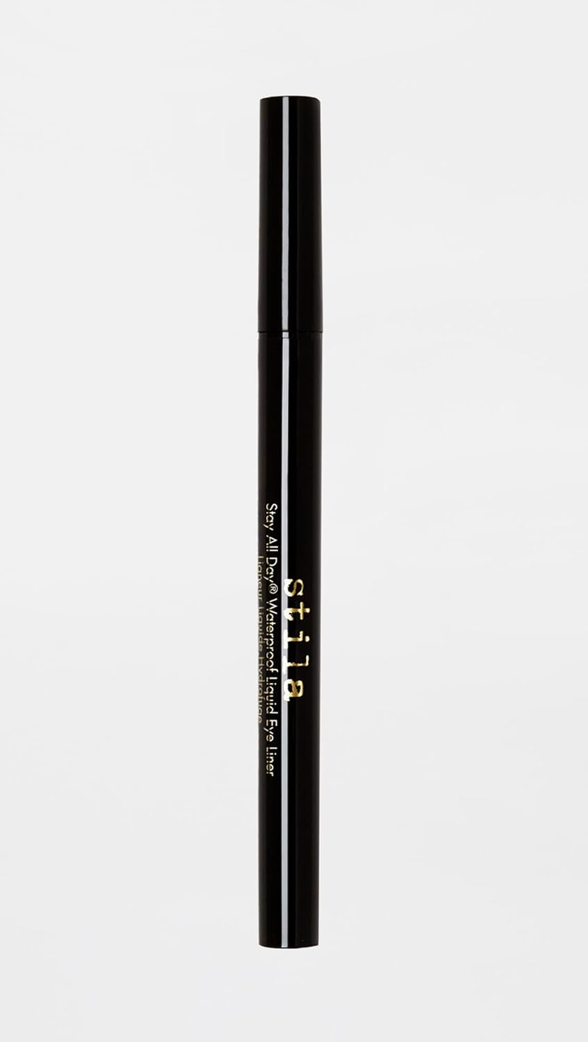 stila Waterproof Liquid Eye Liner, Stay All Day Makeup with Fine Brush Tip Lasting Satin Finish, Smudge-Proof & Transfer-Resistant - Image 4