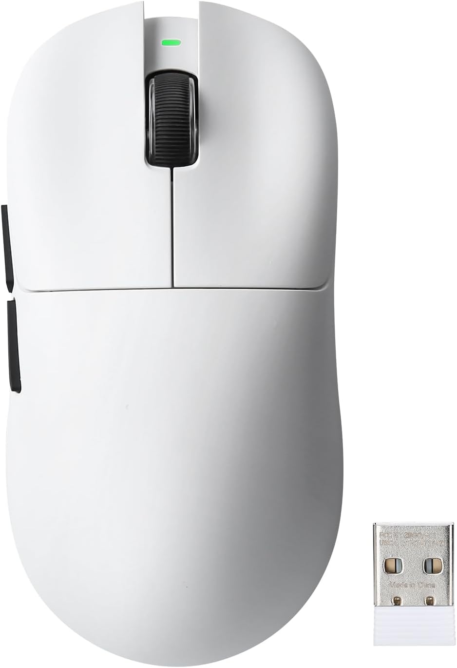 YUNZII M1 Wireless Gaming Mouse, Tri-Mode 2.4G/BT/Wired Gaming Mouse, PAW3311 Sensor 10000 DPI Rechargeable Wireless Mouse with 5 Programmable Buttons, Customizable via Software for Win & Mac (White)
