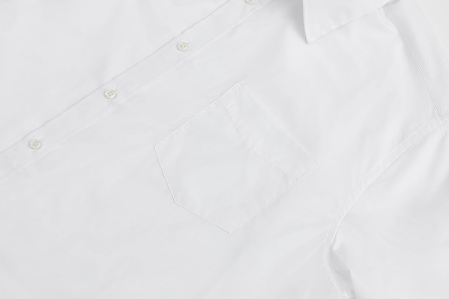 Double Pump Big and Tall Dress Shirts for Men Long Sleeve Business Casual Solid Button Down Shirts from XXL(T) to 6XL(T) - Image 3