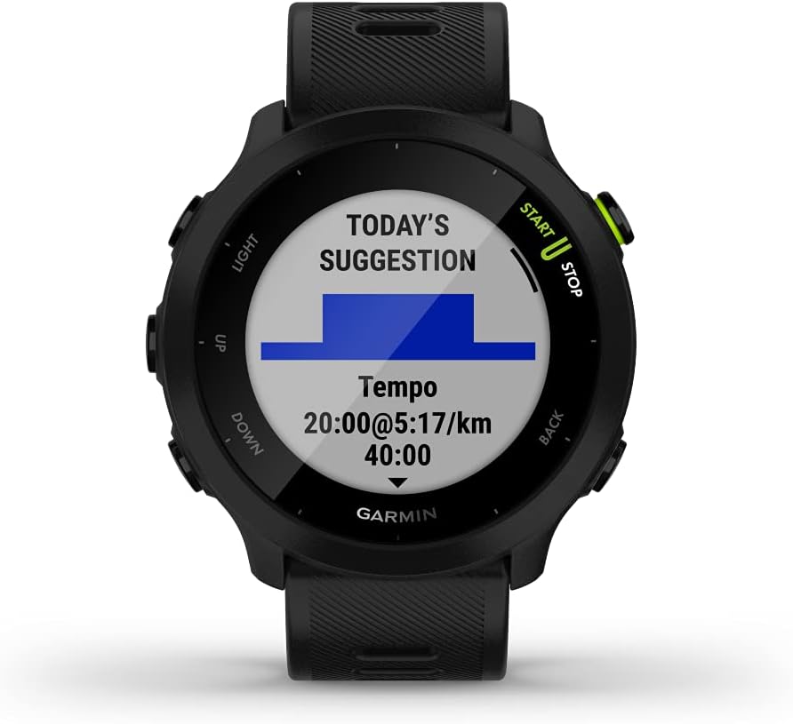 Garmin Forerunner 55, GPS Running Watch with Daily Suggested Workouts, Up to 2 Weeks of Battery Life, Black - 010-02562-00 - Image 6