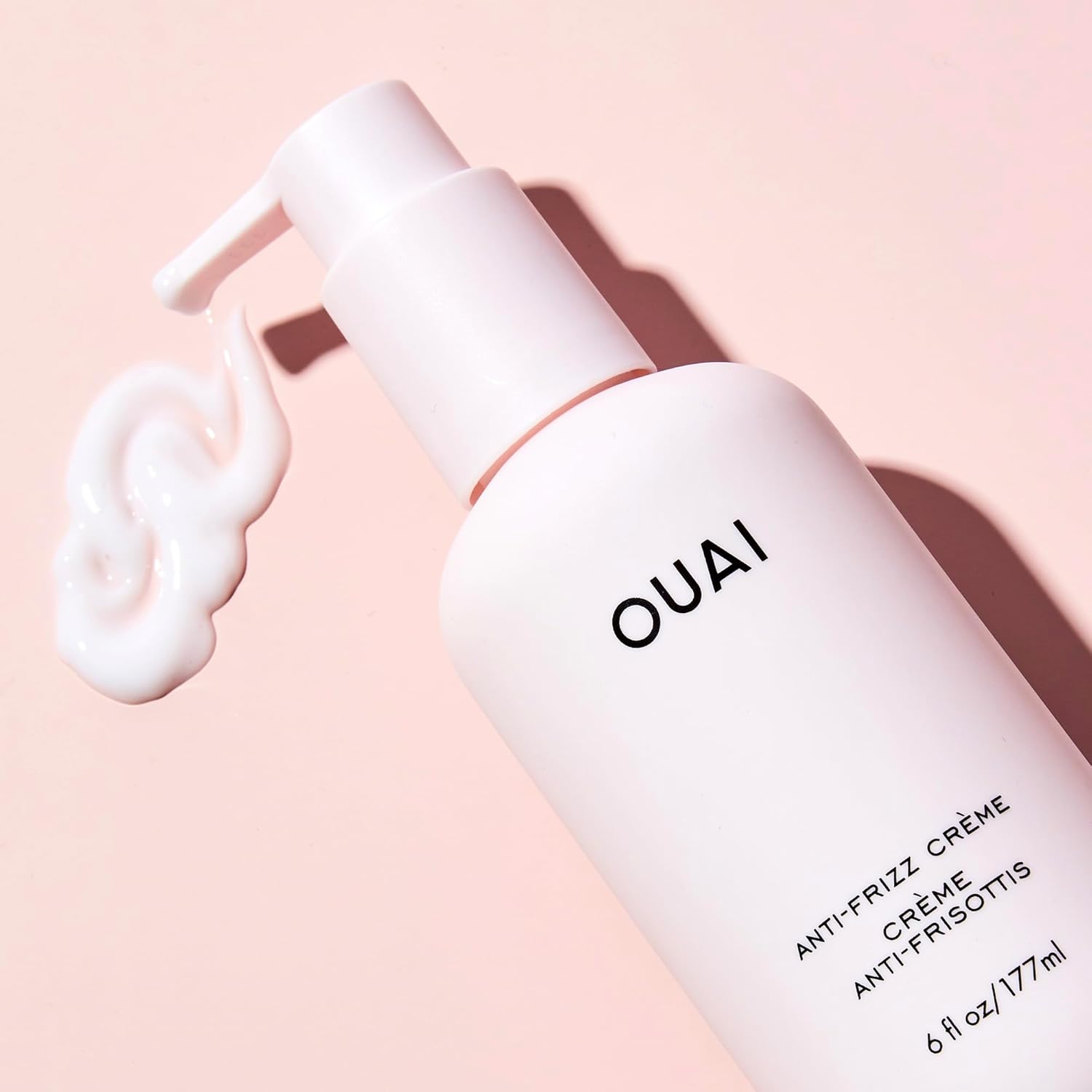 OUAI Anti Frizz Cream - Moisturizing Hair Cream with Frizz Control & Heat Protection - Provides Lasting Hydration with Jackfruit & Beetroot Extract - Paraben, Phthalate & Sulfate Free (6 oz) - Image 9