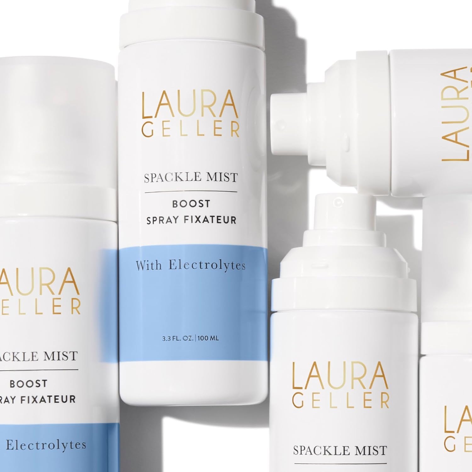 LAURA GELLER NEW YORK Spackle Mist Boost Setting Spray with Electrolytes - Long-Lasting Makeup Spray with Blue Light Protection - Dewy Skin Makeup Setting Spray - Image 8
