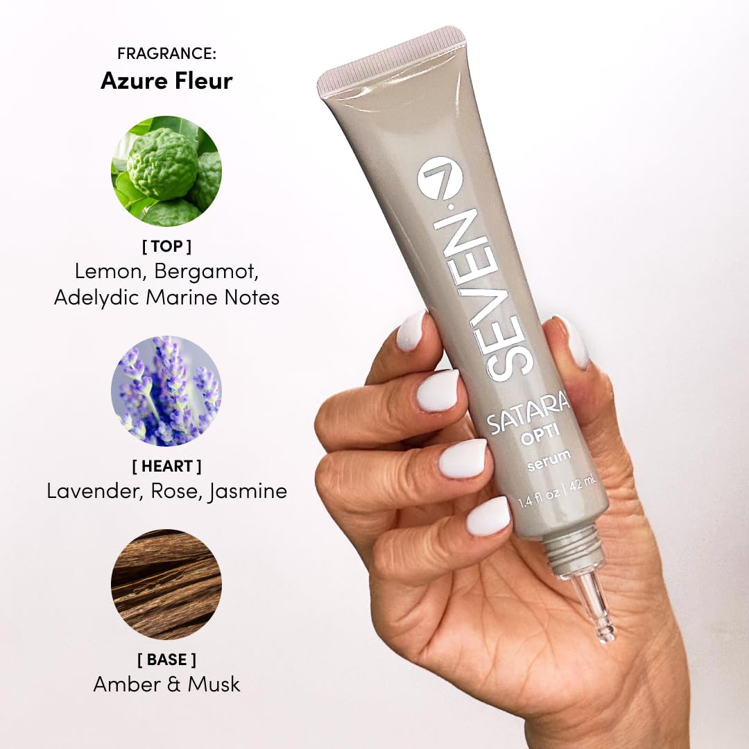 SEVEN Satara Opti Anti Grey Hair Serum, Triple-Action Oil Serum for Anti-Frizz & Damaged Hair Growth, Shine Enhancing, Frizzy Control, Color Reversal, Thinning Reduction, 1.4 fl oz, 42 ml - Image 6