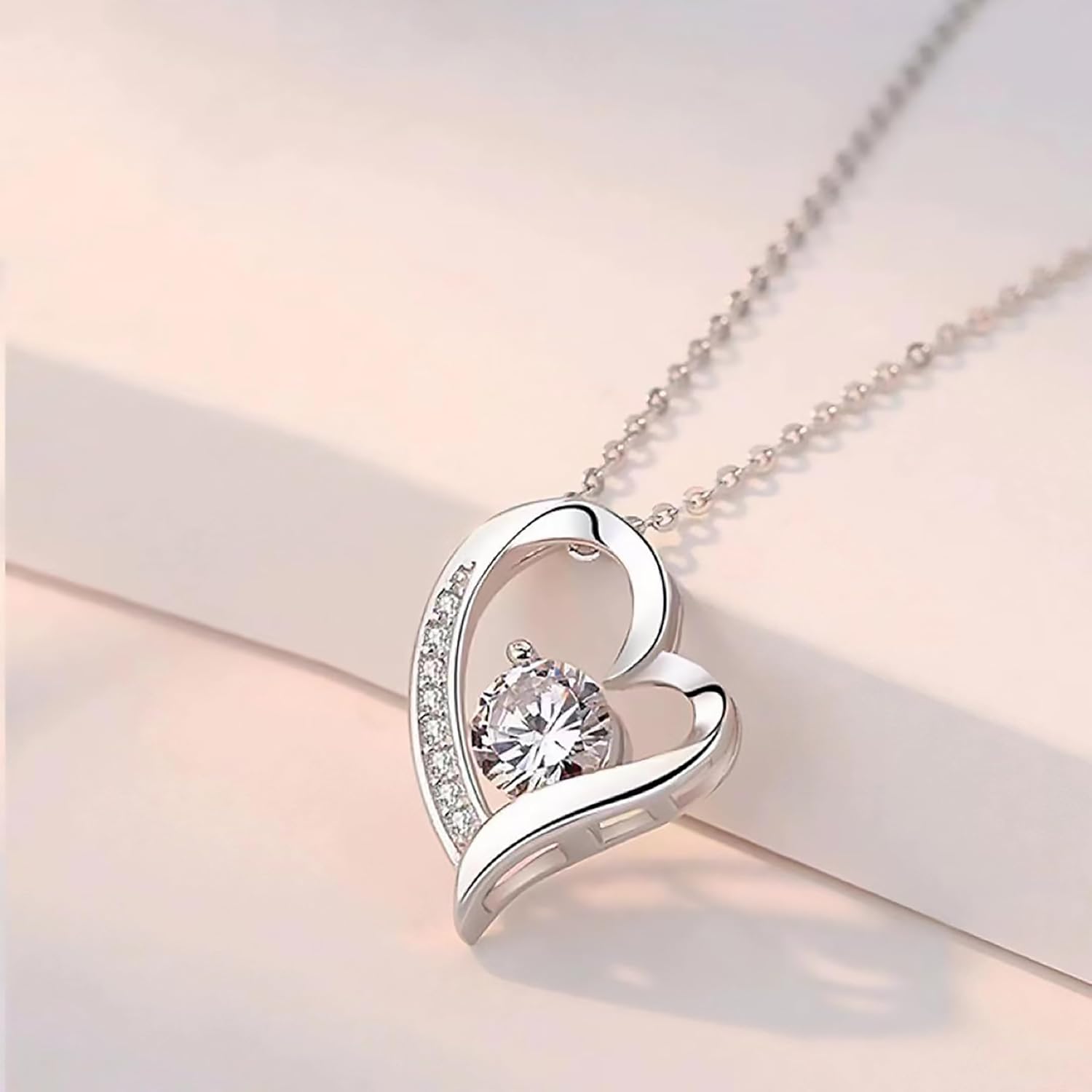 Mothers Day Gifts For Mom From Son Daughter Mom Necklace For Women 925 Sterling Silver New Mom Gifts Birthday Gifts With Heartfelt Message & Lighted Box - Image 5