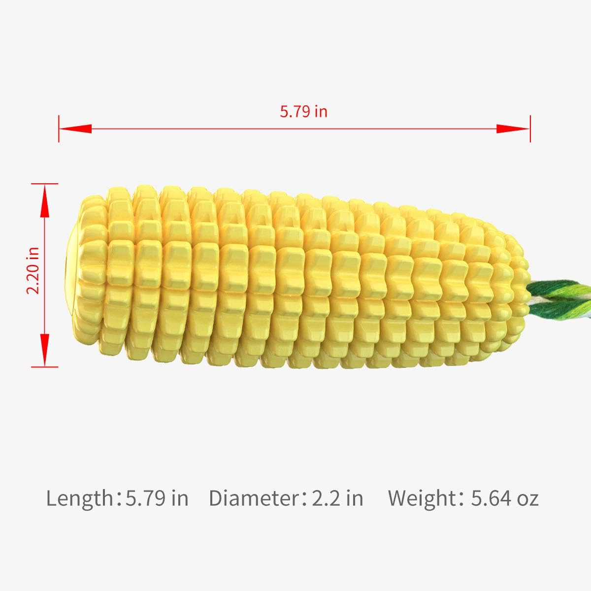 Carllg Dog Chew Toys for Aggressive Chewers, Indestructible Tough Durable Squeaky Interactive Dog Toys, Puppy Teeth Chew Corn Stick Toy for Small Medium Large Breed - Image 3