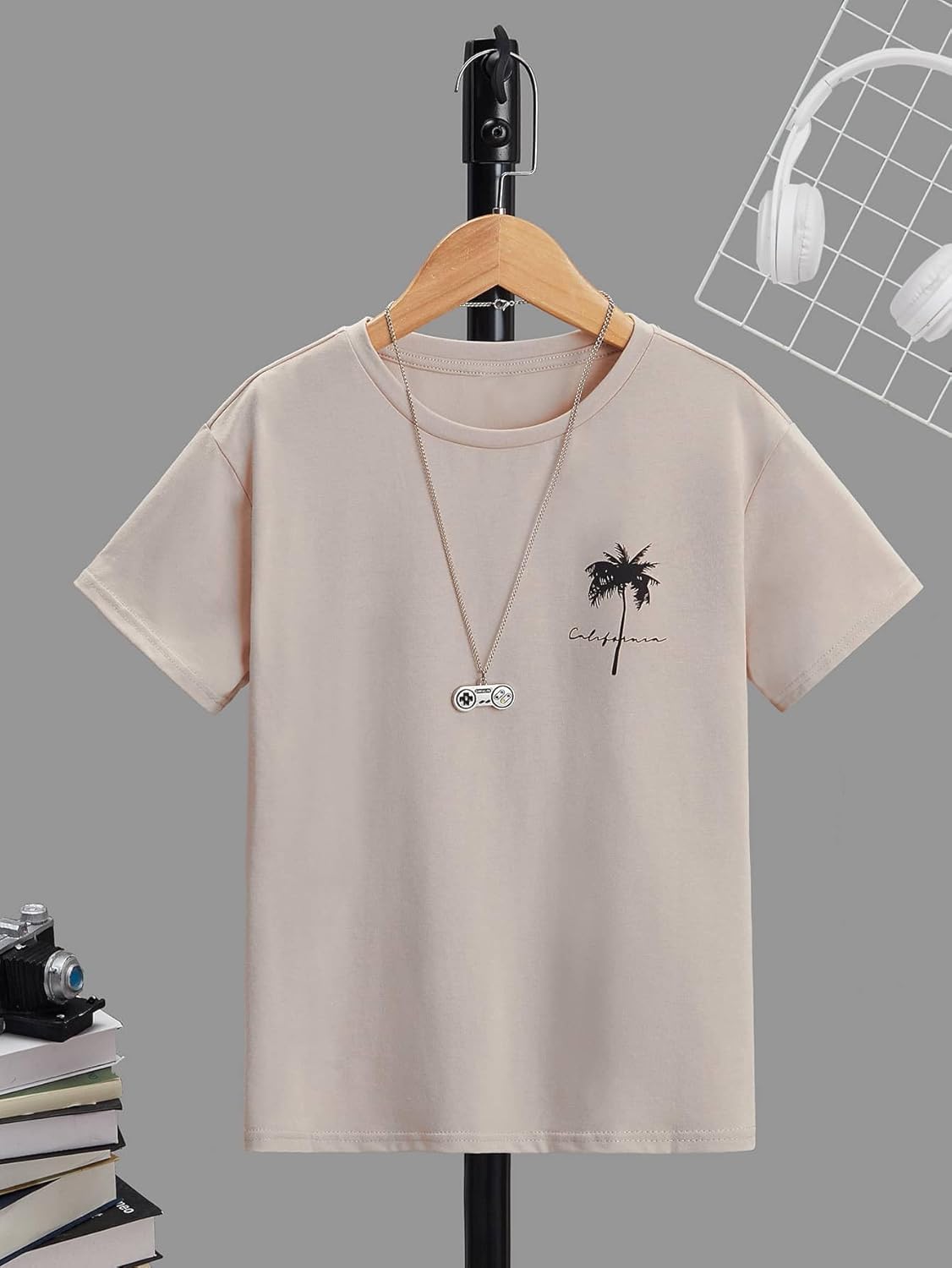 SOLY HUX Boy's Graphic Tees Palm Tree Print Short Sleeve Crew Neck Summer Trendy T-Shirts Clothes for Teen Boys - Image 5