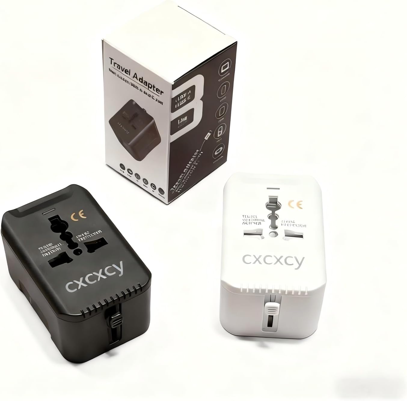 20W PD Fast Charging Universal Travel Adapter, 3-in-1 with 1 Type-C & 1 USB-A Ports, European Plug, International Power Adapter for US/JP/EU/UK/AUS/CHN, Worldwide Travel Essentials White - Image 6