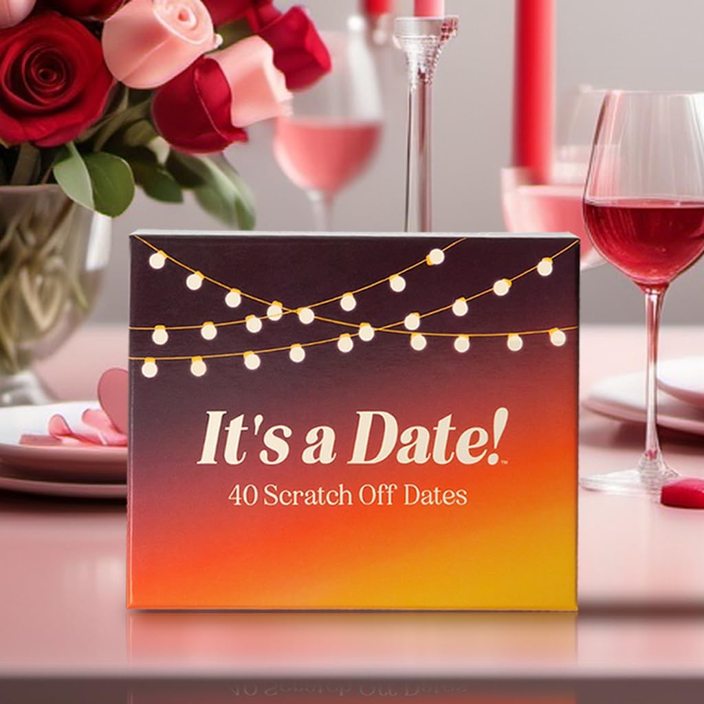 It's a Date!, 40 Fun and Romantic Scratch Off Date Night Ideas for Him, Her, Girlfriend, Boyfriend, Wife, Husband & Couples, Valentine's Gift for Men and Women - Image 6