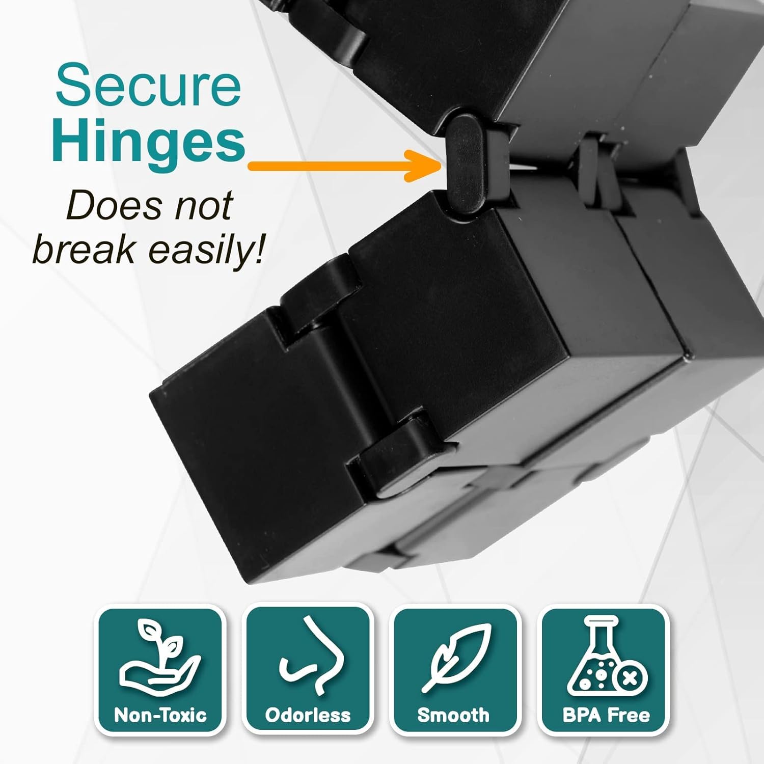 Infinity Cube Sensory Fidget Toy, EDC Fidgeting Game for Kids and Adults, Cool Mini Gadget Best for Stress and Stress Relief and Kill Time, Easter Stocking Stuffers Unique Idea for Fingers and Hands - Image 4
