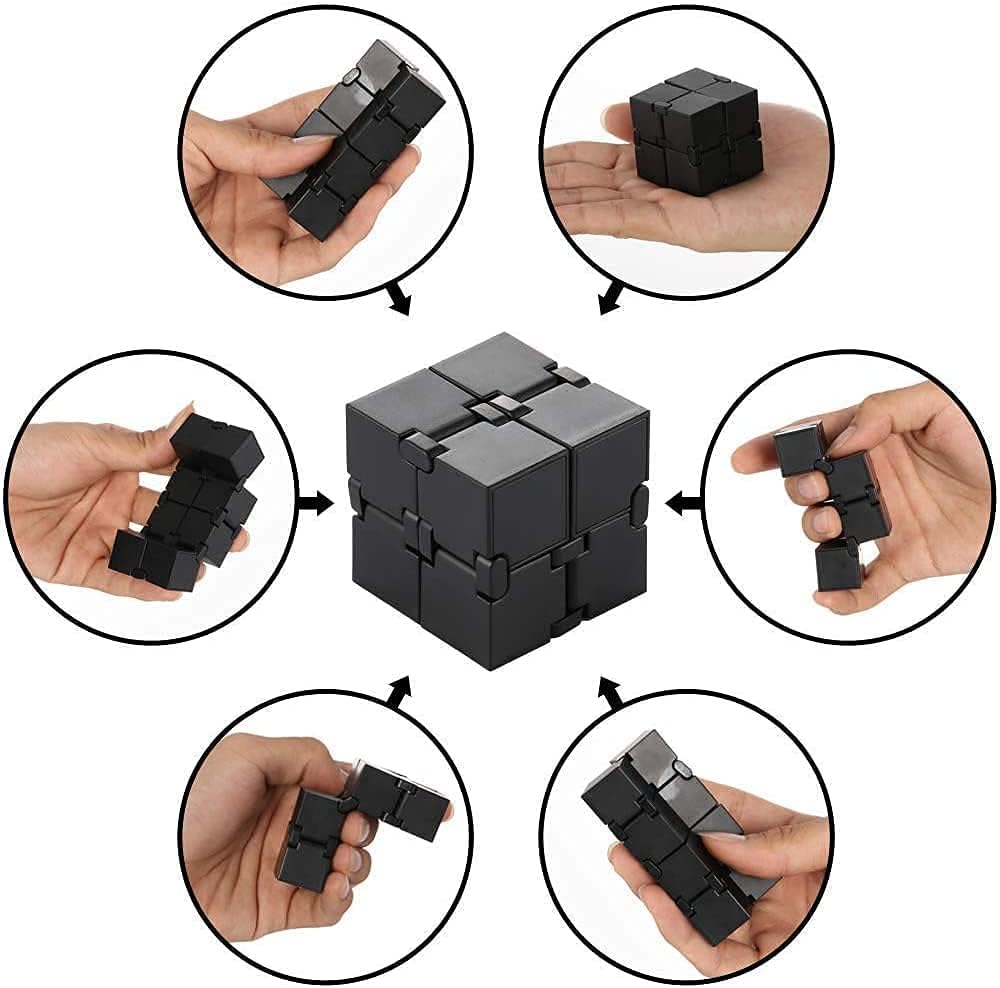 Infinity Cube Sensory Fidget Toy, EDC Fidgeting Game for Kids and Adults, Cool Mini Gadget Best for Stress and Stress Relief and Kill Time, Easter Stocking Stuffers Unique Idea for Fingers and Hands - Image 6