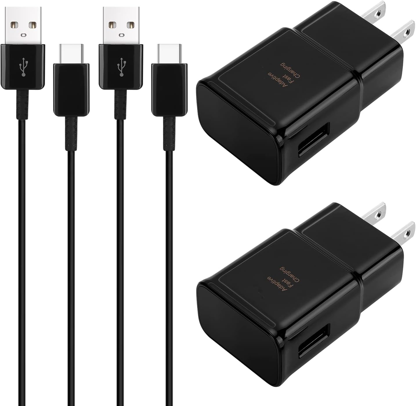 Type C Charger Fast Charging,Android Phone Charger Block with USB C Charger Cables 6.6Ft & 8Ft for S26/S25/S23/S22/S21/S20/S10/S10 Plus/S10E/S9/S8/S21Ultra/S22+/S22 Ultra/Note 8/9/10/20