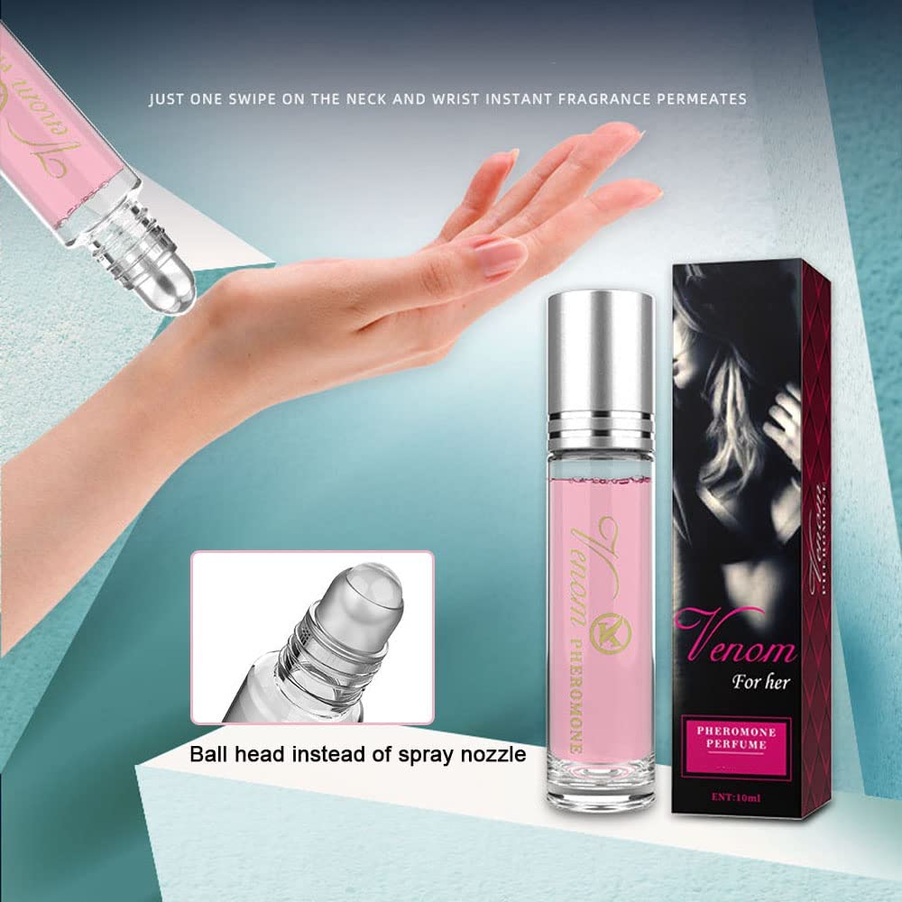 Women Pheromone Perfume - Long-lasting and Addictive Personal Roll-on Pheromone Perfume Oil Fragrance - Cologne for Women to Attract Men - Image 3
