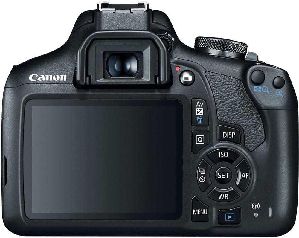 Canon EOS Rebel T7 DSLR Camera with 18-55mm Lens Bundled with 64GB Memory Card + Camera Bag + 58mm UV Filter + Microfiber Cleaning Cloth (5 Items) - Image 4