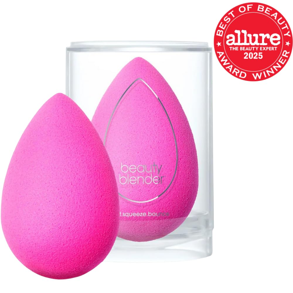 Beautyblender® | Original Pink Beauty Blender Makeup Sponge, Super-Soft Foam Easily Blends Foundations, Powders & Creams, Made in USA, Reusable, Washable, Streak Free Application, Vegan, Cruelty Free - Image 2