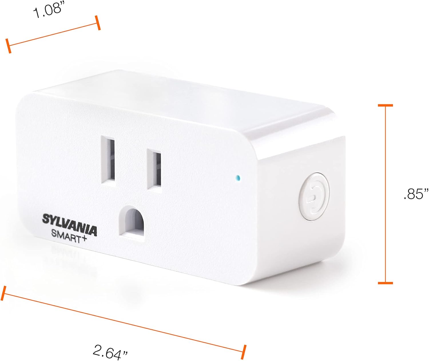 Sylvania WiFi Smart Plug, Voice Control, Compatible with Alexa and Google Home, Timer, On/Off, White - 4 Pack (75703) - Image 7