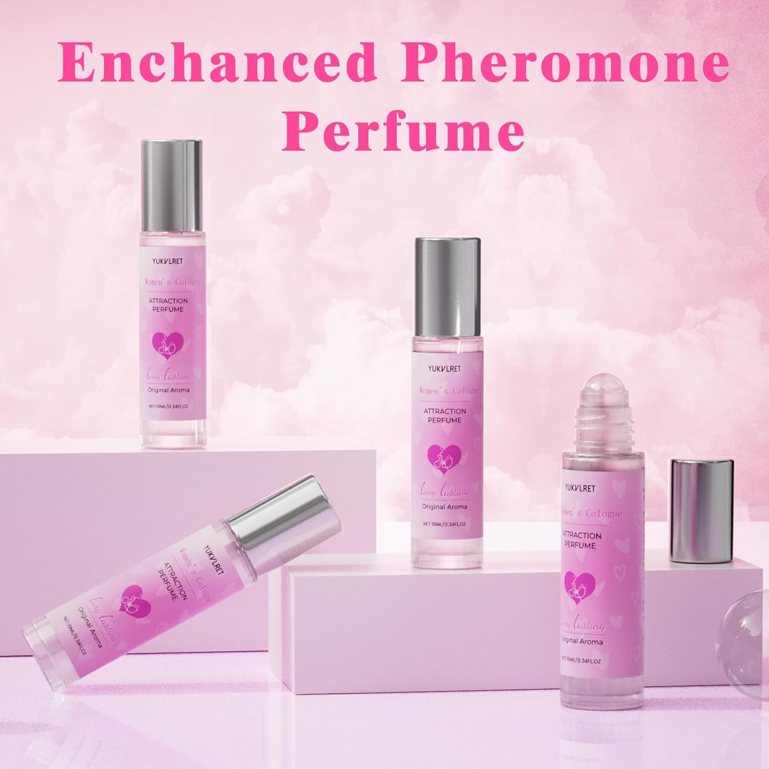 Pheromones Perfumes for Women, Long Lasting Women's Cologne, Pheromone Perfumes Attract Men, Enhanced Scents Women's Perfume, Roller Ball Design, Portable and Fruity - Image 3