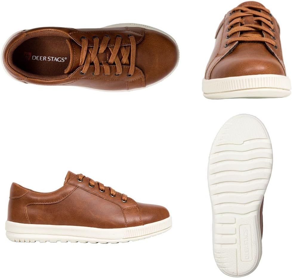 Deer Stags Boys’ Kane Fashion Sneakers Casual and Formal Lace up Dress Shoes - Image 2