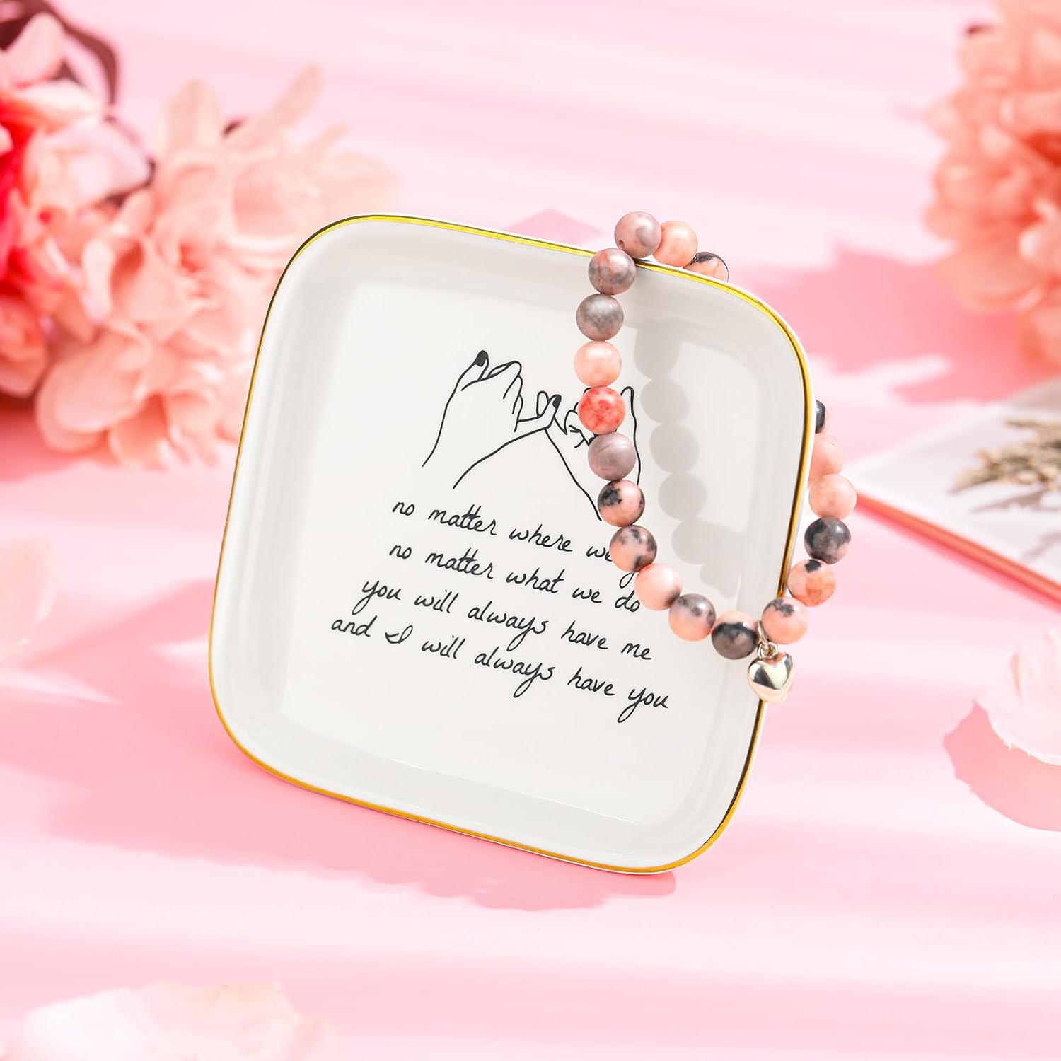 Best Friend Birthday Gifts for Women Friendship Gifts for Women Friends Unique Bestfriend Birthday Gift for Woman Bestfriend gift Ideas for Bestie BFF Soul Sister - Mug, Keychain, Candle, Bracelet - Image 3