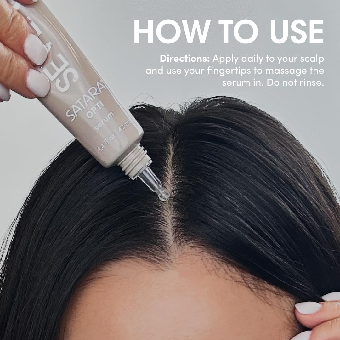 SEVEN Satara Opti Anti Grey Hair Serum, Triple-Action Oil Serum for Anti-Frizz & Damaged Hair Growth, Shine Enhancing, Frizzy Control, Color Reversal, Thinning Reduction, 1.4 fl oz, 42 ml - Image 8
