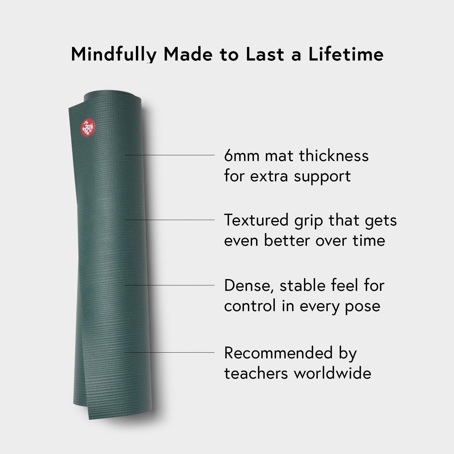 Manduka The Pro Yoga Mat, Black Sage - Image 2