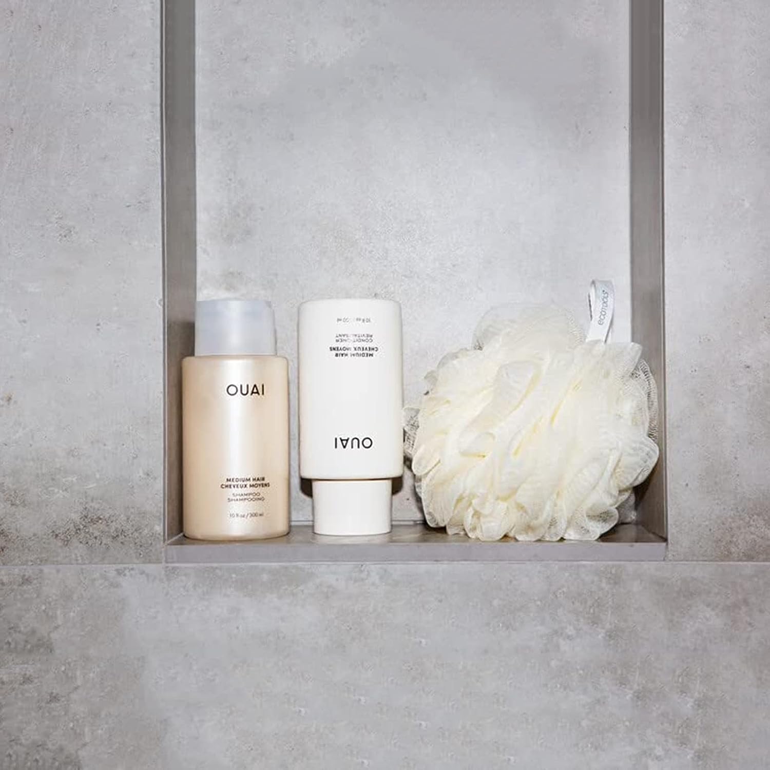 OUAI Medium Hair Shampoo and Conditioner Set - Sulfate-Free Shampoo and Conditioner for Women & Men - Made with Keratin, Shea Butter & Avocado Oil - Free of Parabens & Phthalates (10 Fl Oz) - Image 8