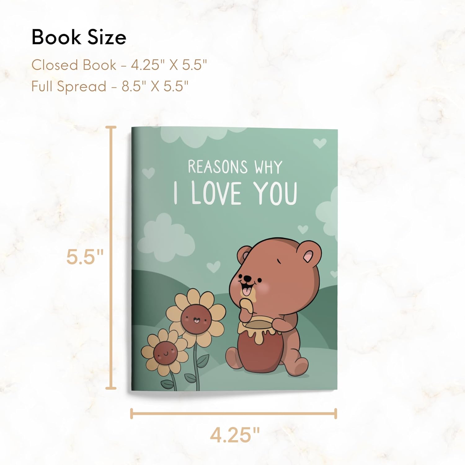 Anniversary Birthday Gift Mothers Day, For Boyfriend, Girlfriend, Husband, Wife, Dad, Mom, Romantic Thoughtful Personalized Gift for Fathers Day Him Her, Reasons Why I Love You - Image 6