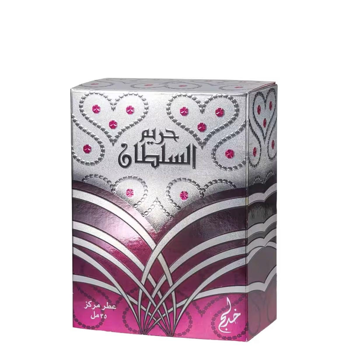 Khadlaj Perfumes Hareem Al Sultan Silver - Floral, Rose, Musky, Sweet & Woody- – Long-Lasting Concentrated Perfume Oil for Unisex, 1.18 Ounce - Image 3