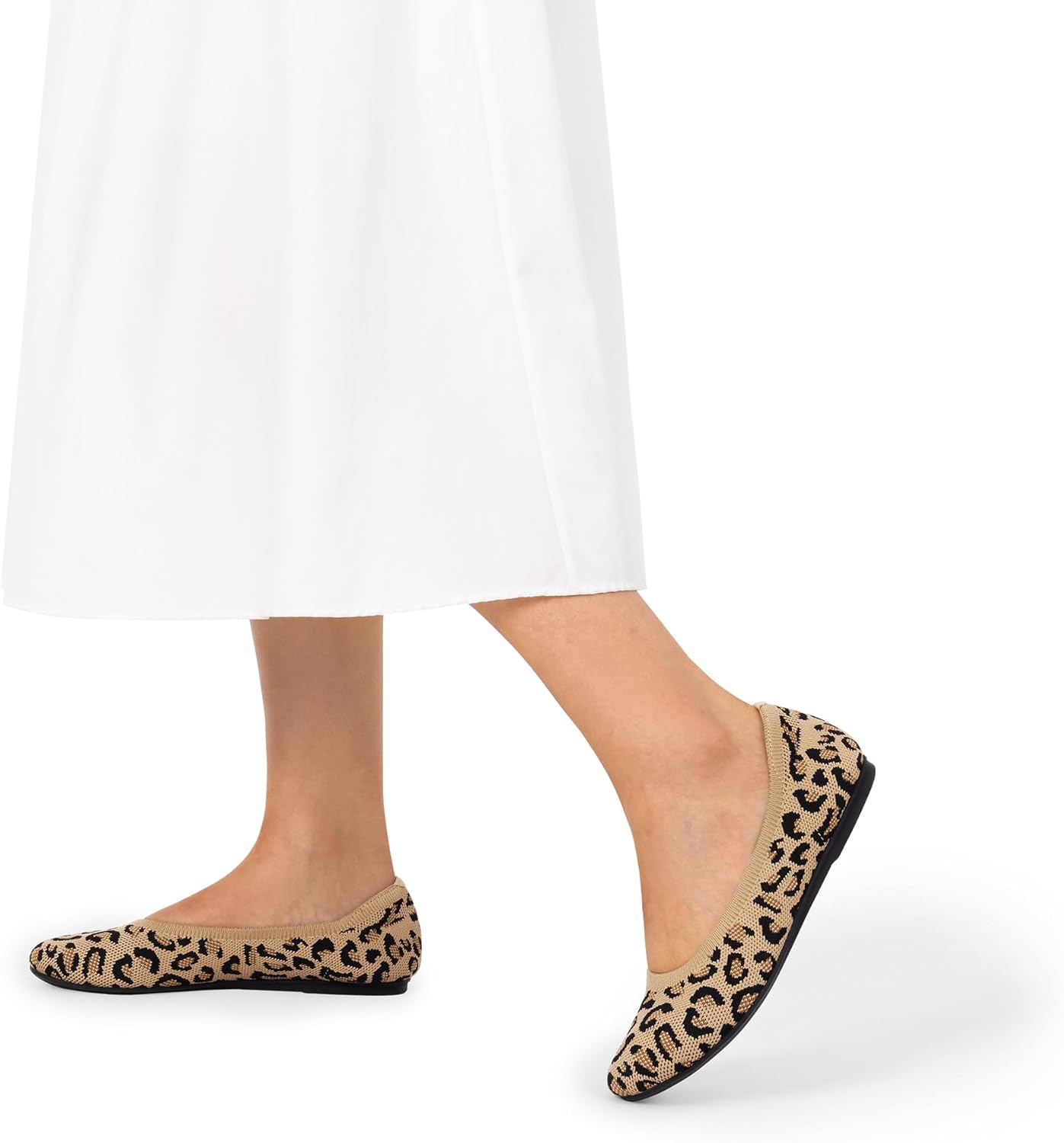 DREAM PAIRS Wide Ballet Flats Shoes for Women, Width Foldable Knit Women's Flats with Arch Support, Comfortable Shoes for Women Dressy Casual Work Office - Image 7
