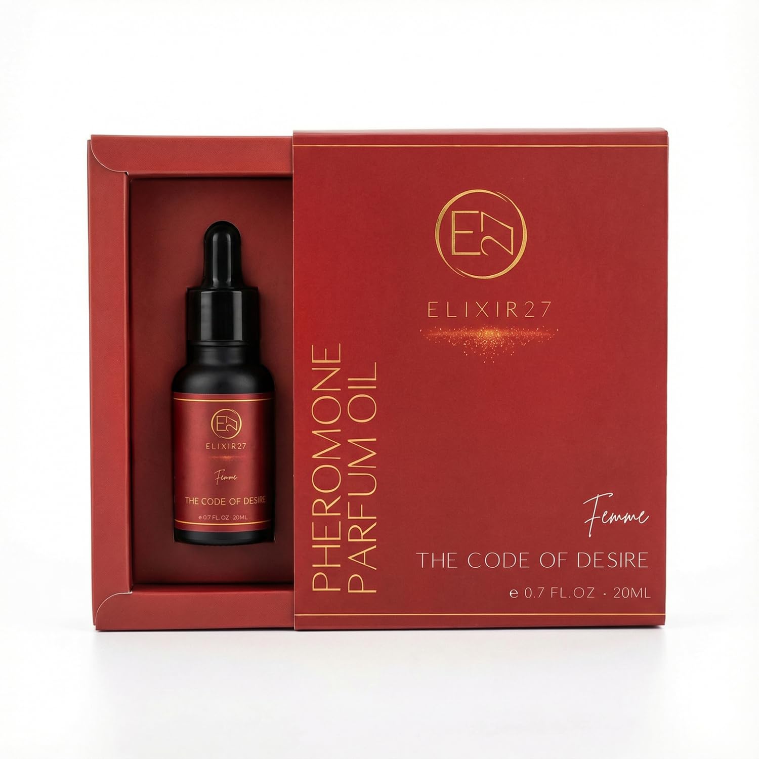Pheromones Perfume Oil for Women Luxury Feminine Fragrance Oil, Long-Lasting Scent with Raspberry, Jasmine & Vanilla Notes