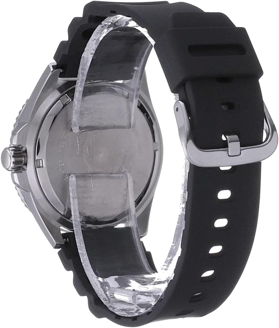 Casio MDV106 Series | Unisex Analog Watch | 200M WR | Stainless Steel Case | Resin Band | 2 Hand Analog (HR, Min, SEC) | Date Display | Screw Down Crown/Screw Down Caseback | 3 Year Battery - Image 3