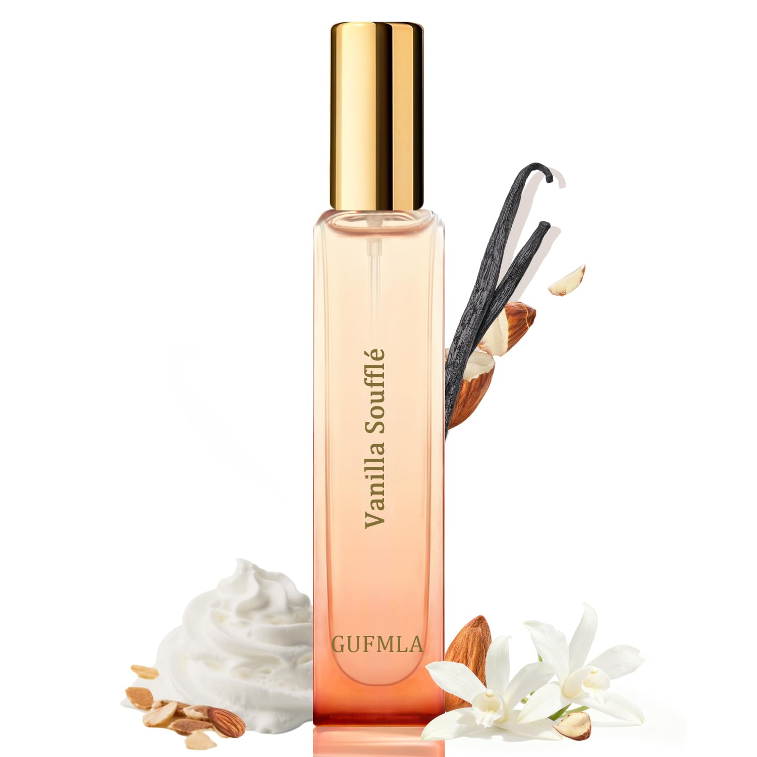 Pheromones Perfumes for Women, Vanilla Perfume, Long Lasting Perfume for Her - Vanilla Soufflé Scent, Travel Size 0.51fl.oz/15ml, Original Formula Eau De Parfum, Perfumes Spray for Women