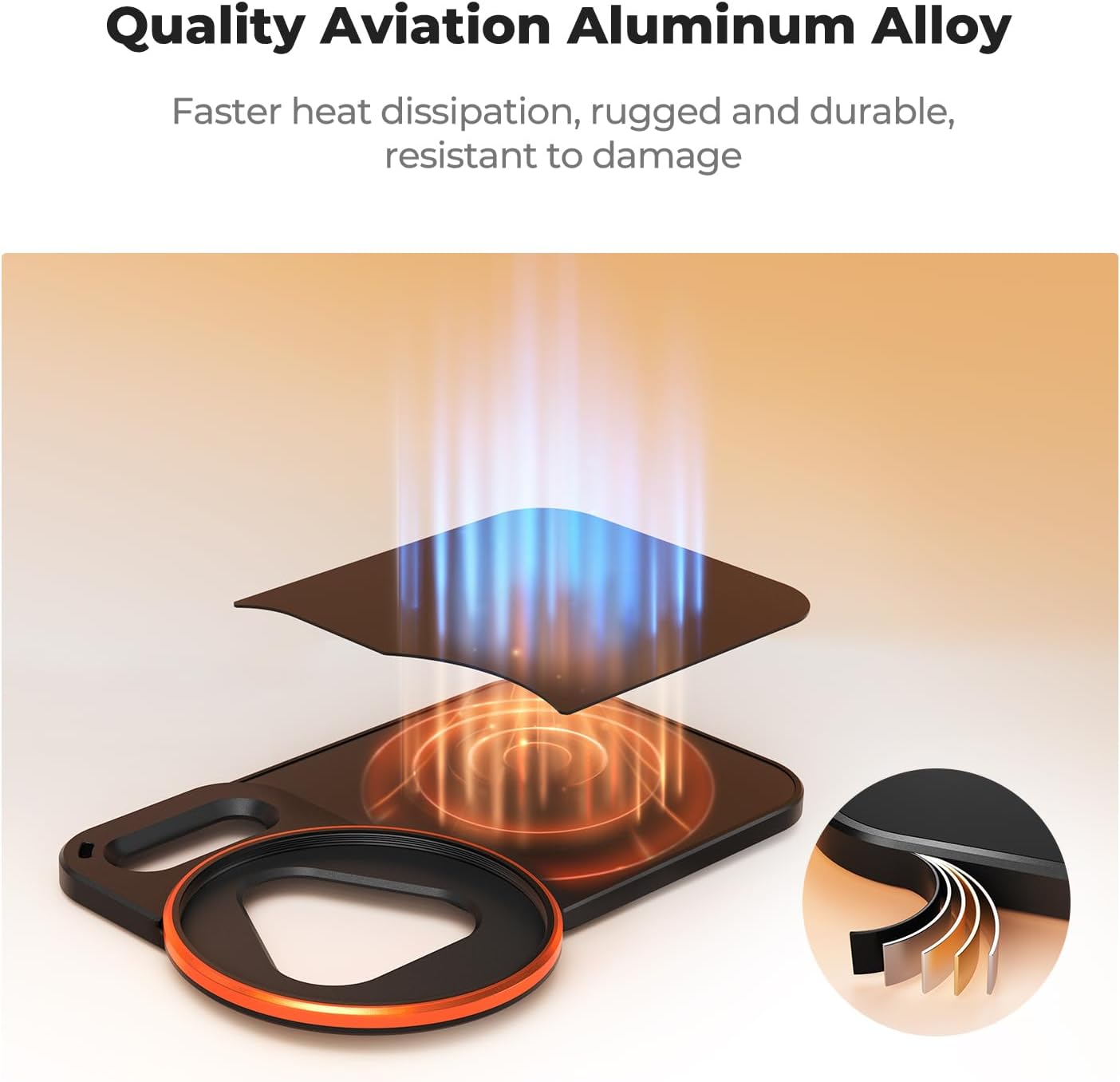 K&F CONCEPT Double-Sided Magnetic Lens Filter Mount Adapter with 58mm CPL Filter, Compatible with iPhone 17 Pro and 58mm Threaded Filters, CPL Filter Compatible with iPhone Camera Lens - Image 8