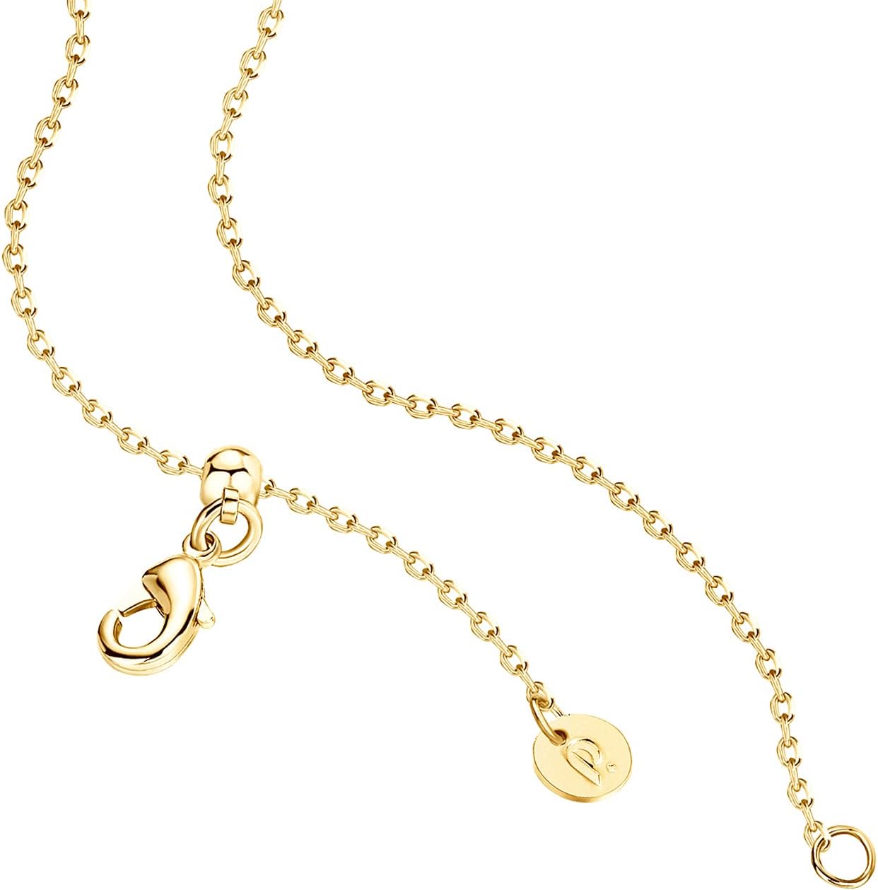 PAVOI 14K Gold Plated Cubic Zirconia Heart Necklace | Cute Dainty Love Pendant Necklaces for Women - Valentines Day Trendy Jewelry - Image 3