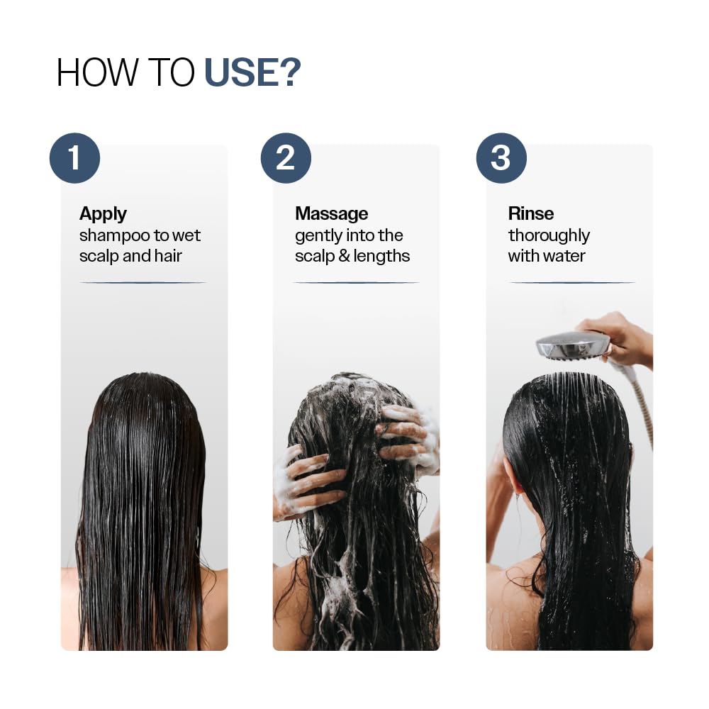 Bare Anatomy Anti-Hair Fall Shampoo | Provides 5X Hair Fall Control Suitable for All Hair Types | Enriched with Adenosine and Peptides | 250 ml - Image 7