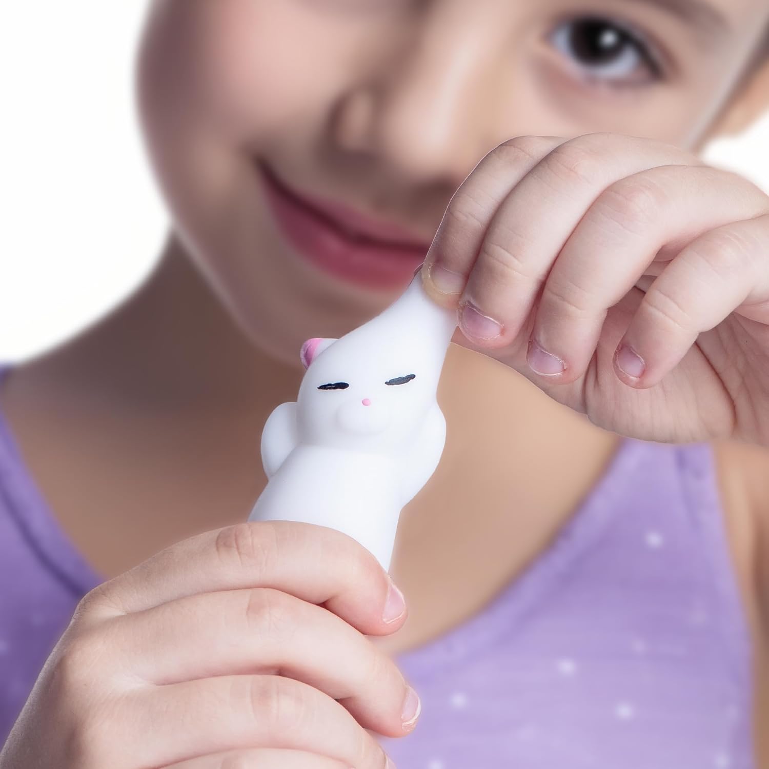 Nutty Toys Squishy Cat Set - 2" Soft Silicone Kawaii Kitties, Top Stress Relief Toy 2026, Unique Kids & Adults Egg Filler Gift Idea, Best Teenage Girl, Teen Boy & Tween Easter Basket Stuffers Present - Image 3