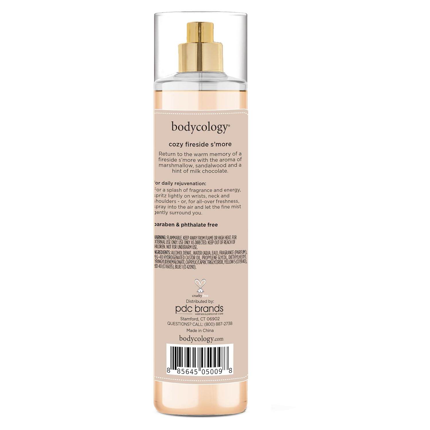 Bodycology Long-Lasting Fragrance Body Mist, Cozy Fireside S'more, 8 fl oz - Image 8