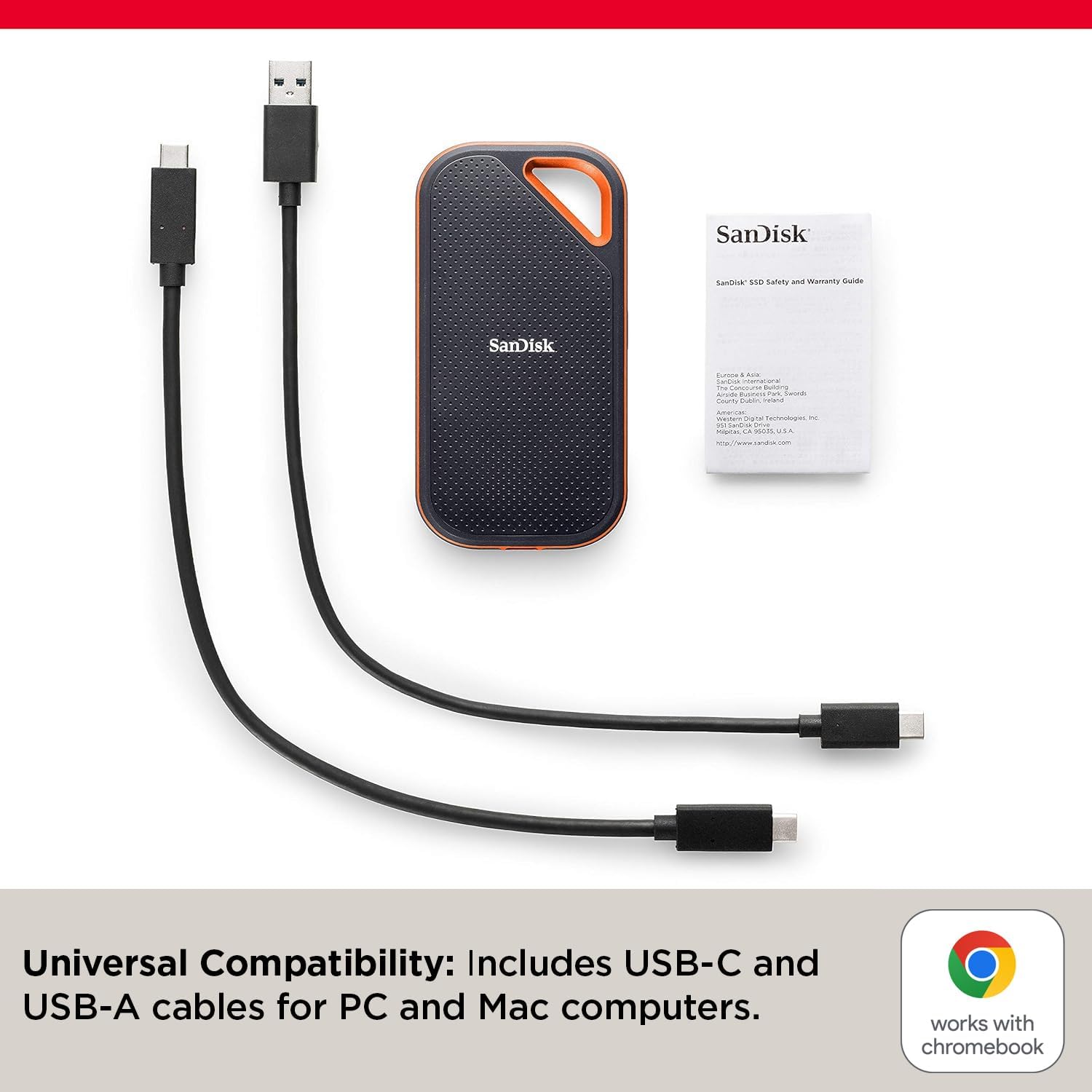 SanDisk 4TB Extreme PRO Portable SSD - Up to 2000MB/s - USB-C, USB 3.2 Gen 2x2, IP65 Water and Dust Resistance, Updated Firmware - External Solid State Drive - SDSSDE81-4T00-G25 - Image 4